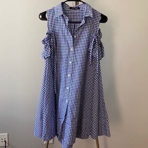 Cotton checkers dress